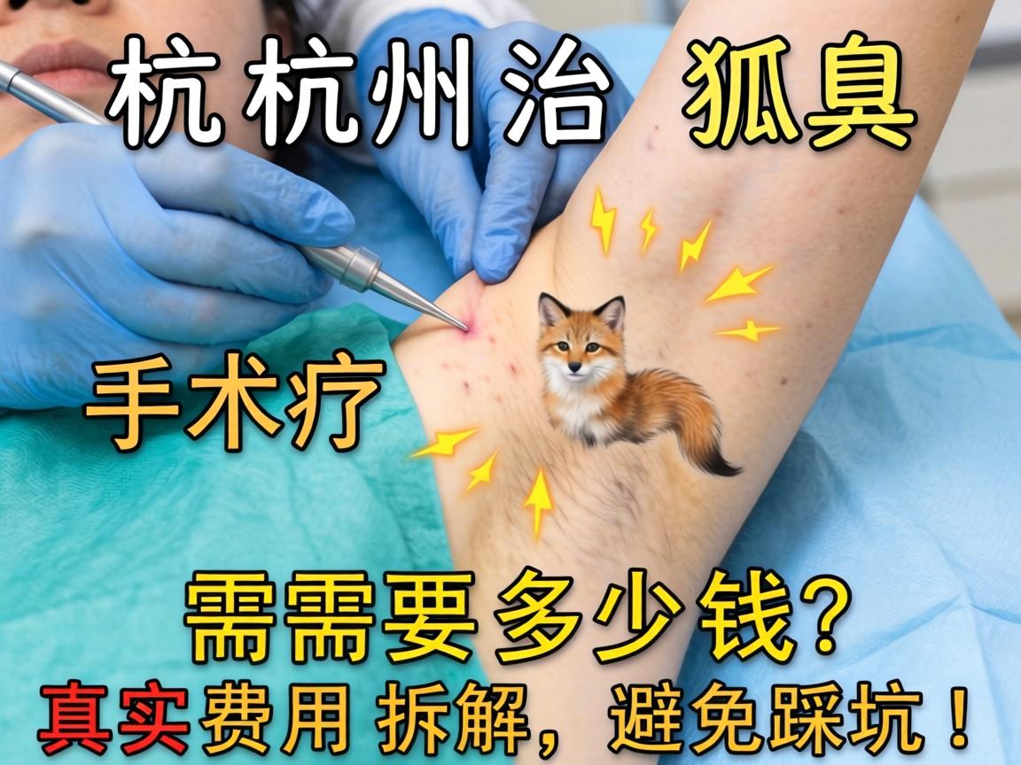 杭州治疗狐臭手术需要多少钱？真实费用拆解，避免踩坑！