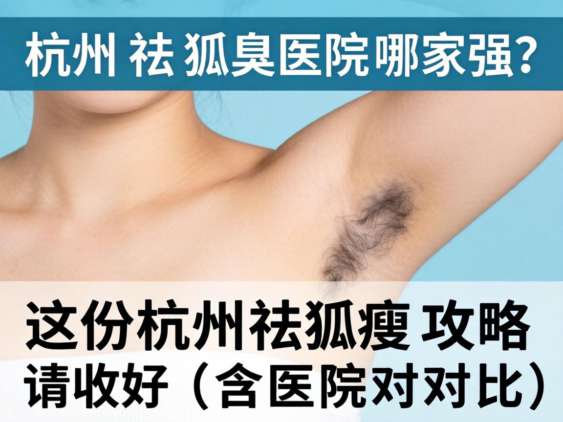 杭州祛狐臭医院哪家强?这份杭州祛狐臭攻略请收好(含医院对比) 杭州祛狐臭医院哪家强?这份杭州祛狐臭攻略请收好(含医院对比)