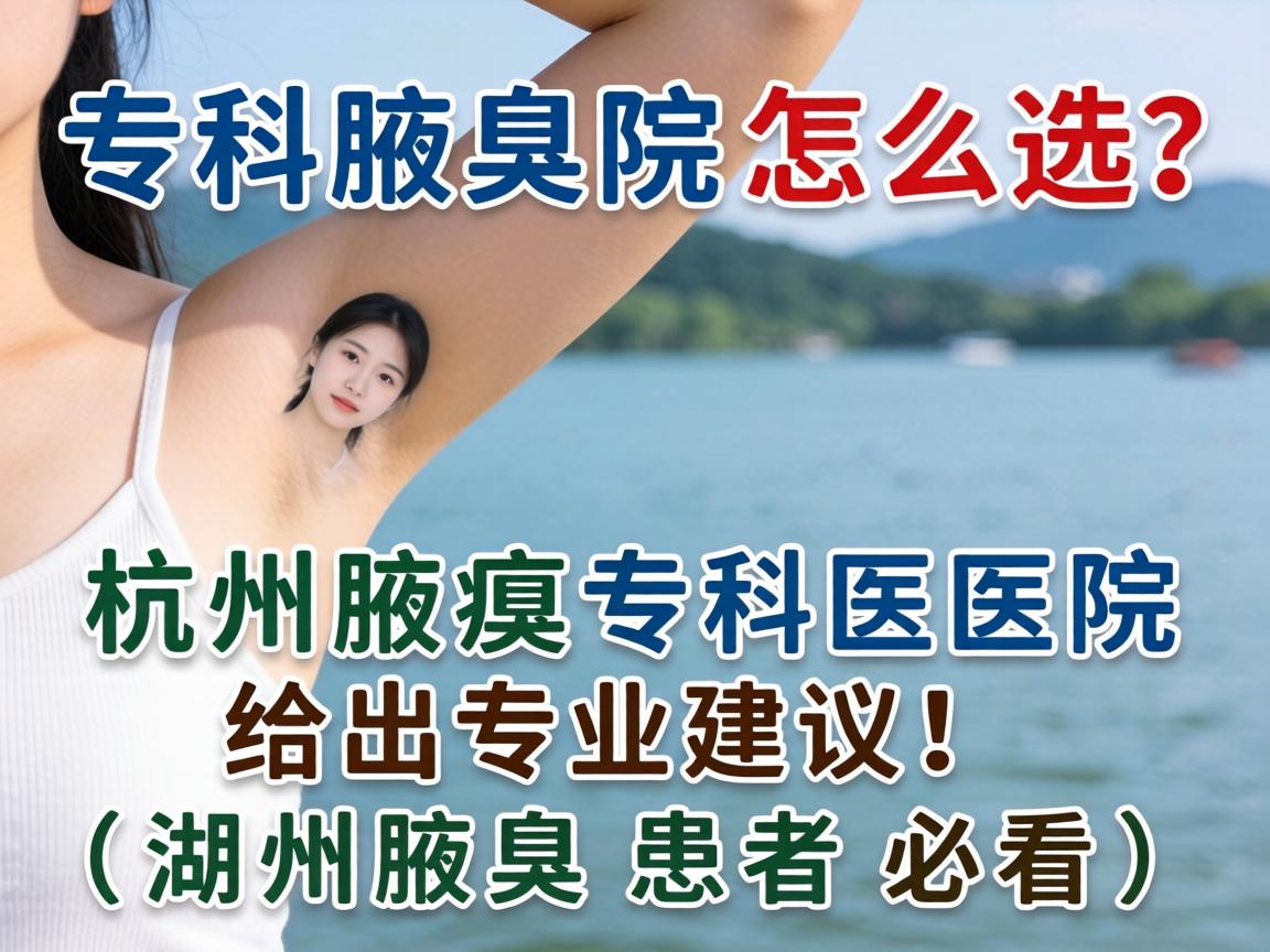 湖州腋臭专科医院怎么选？杭州腋臭专科医院给出专业建议！湖州腋臭患者必看）