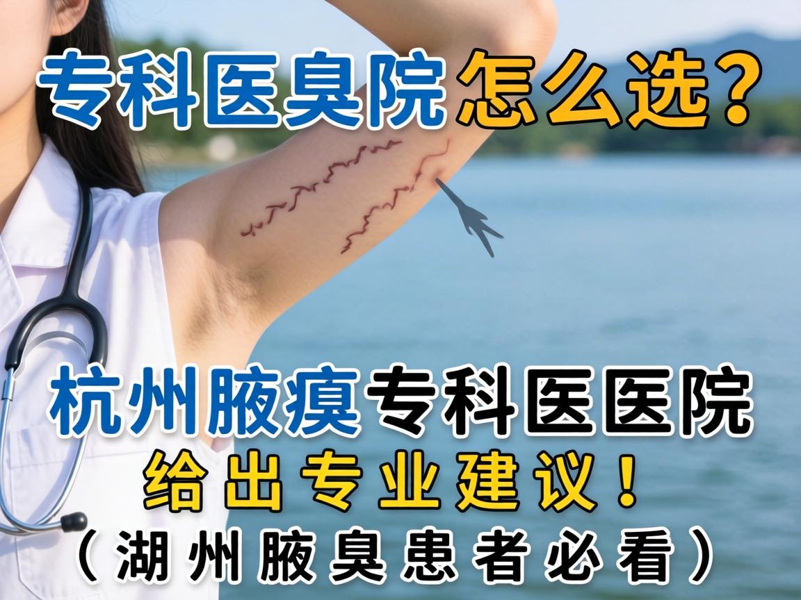 湖州腋臭专科医院怎么选？杭州腋臭专科医院给出专业建议！湖州腋臭患者必看）