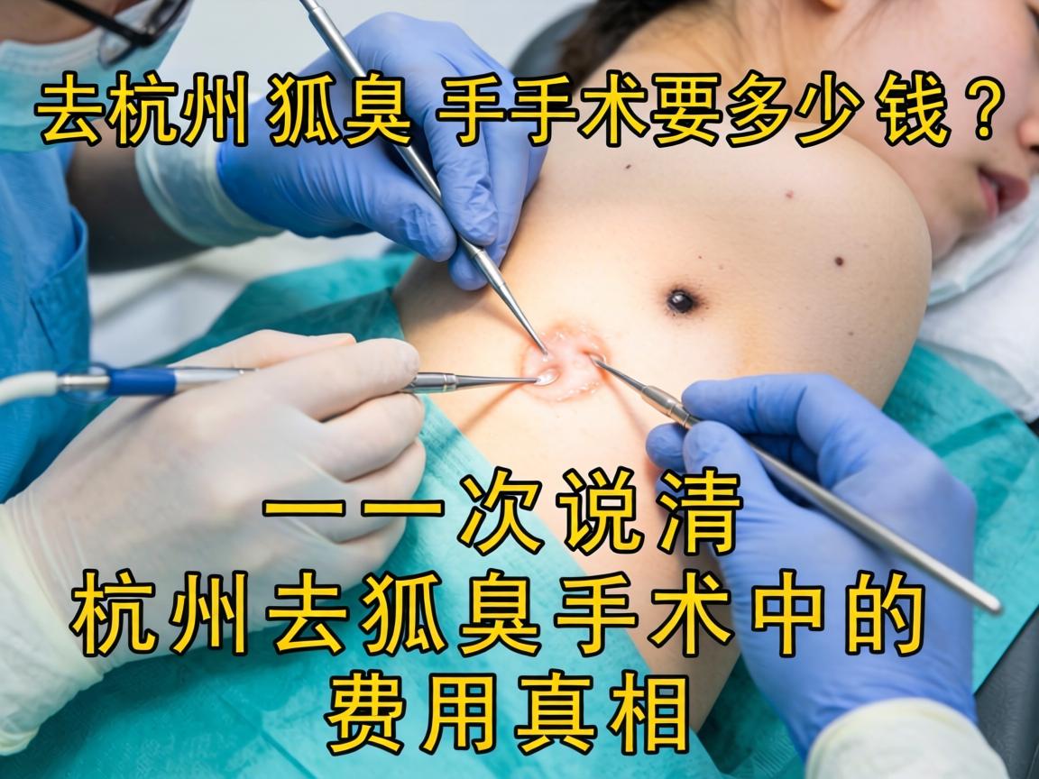 杭州去狐臭手术要多少钱？一次说清杭州去狐臭手术的费用真相