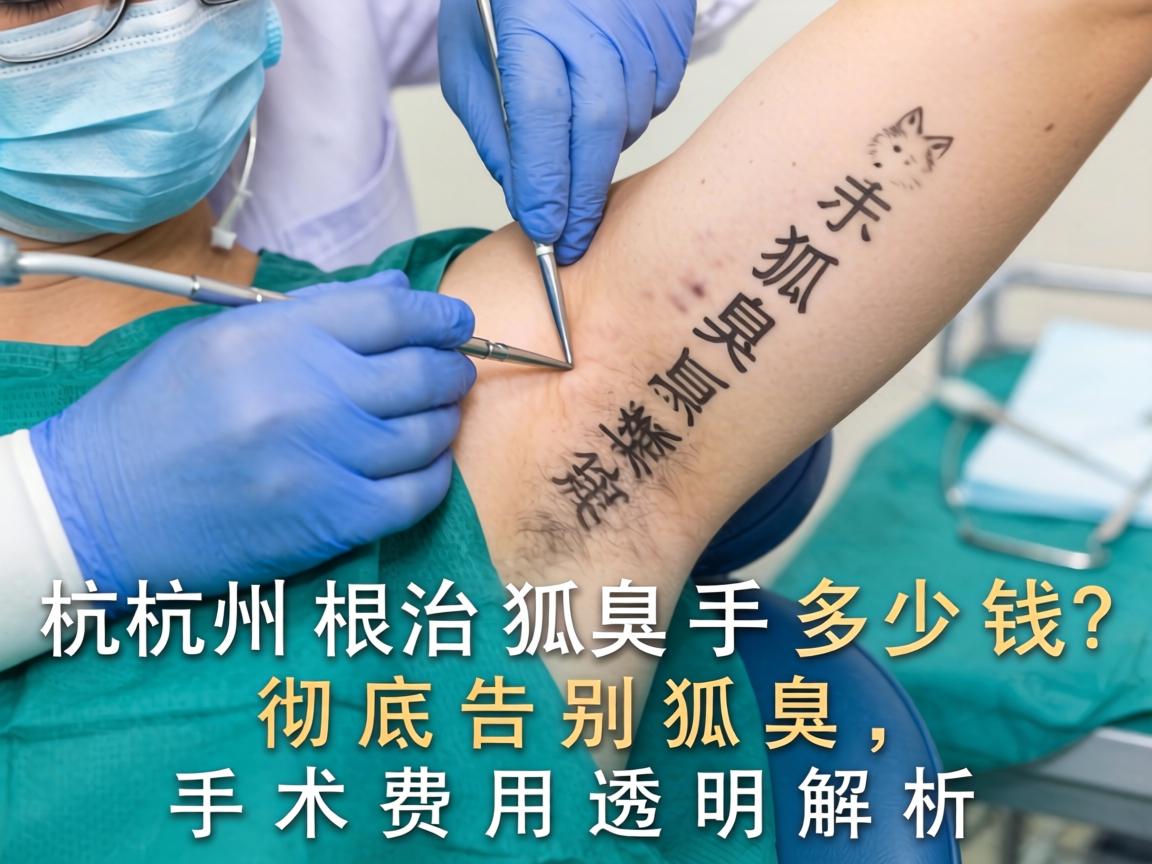 杭州根治狐臭手术多少钱？彻底告别狐臭，手术费用透明解析
