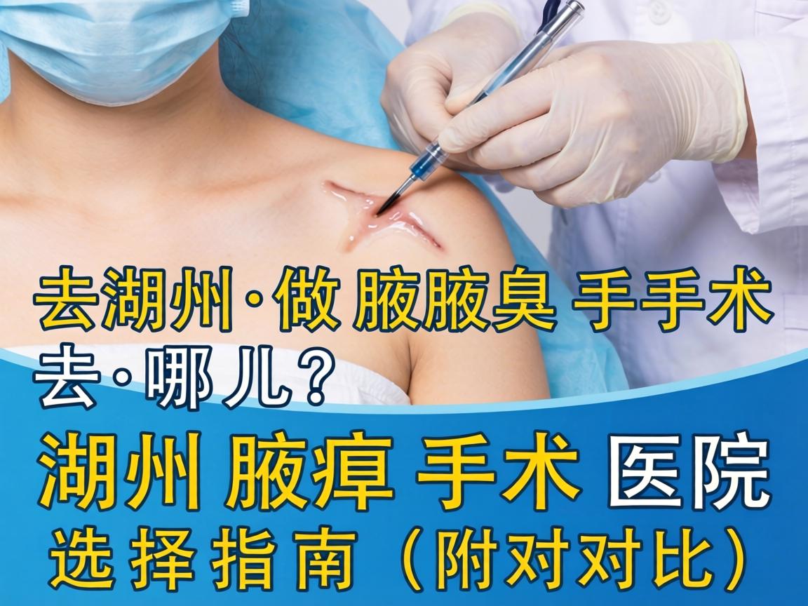 去湖州做腋臭手术去哪儿？湖州腋臭手术医院选择指南（附对比）