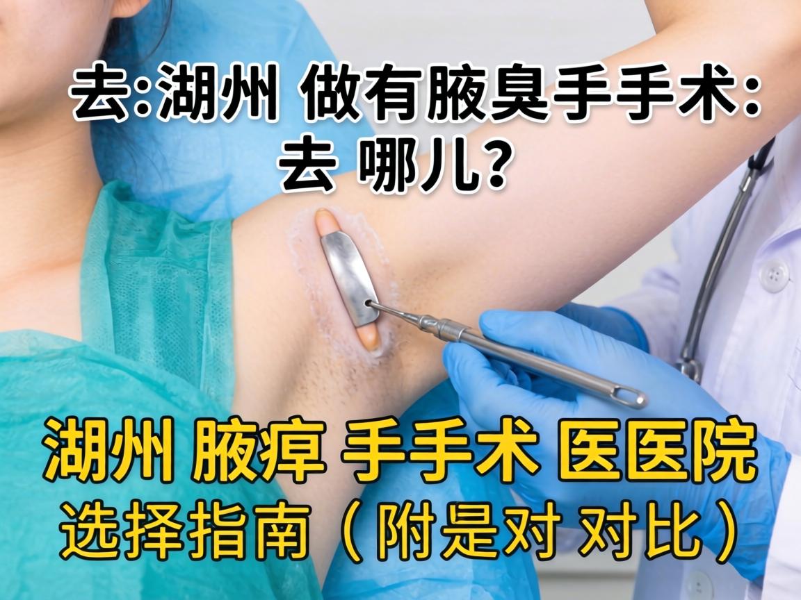 去湖州做腋臭手术去哪儿？湖州腋臭手术医院选择指南（附对比）