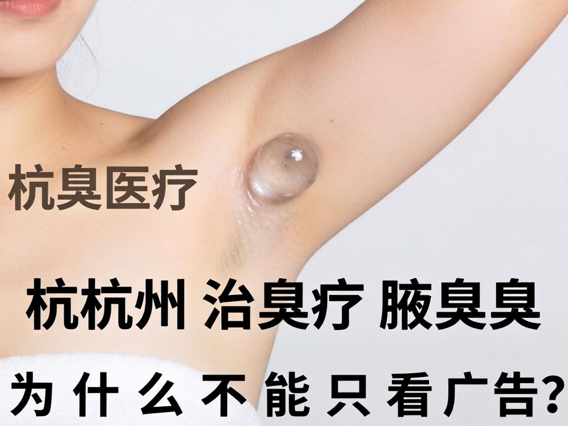 一、杭州治疗腋臭，为什么不能只看广告？