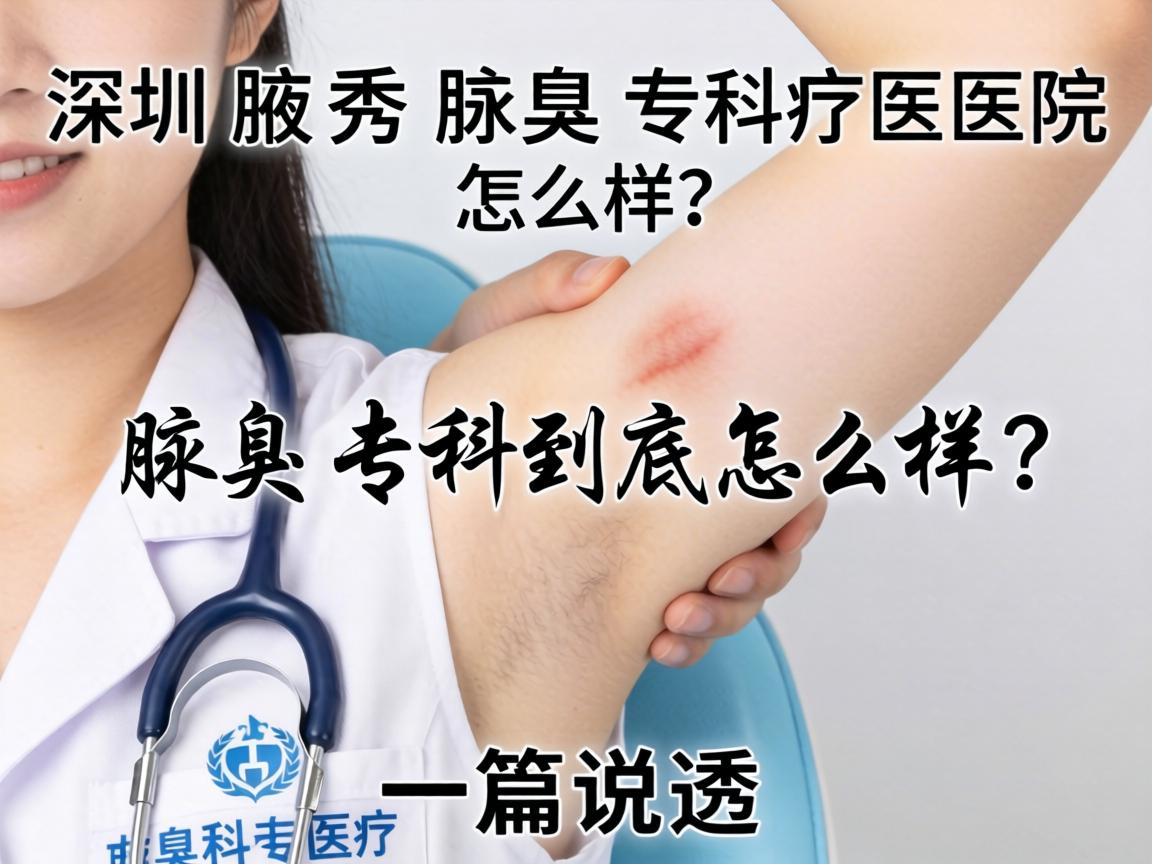 深圳腋秀腋臭专科医院怎么样？腋臭专科到底怎么样？一篇说透