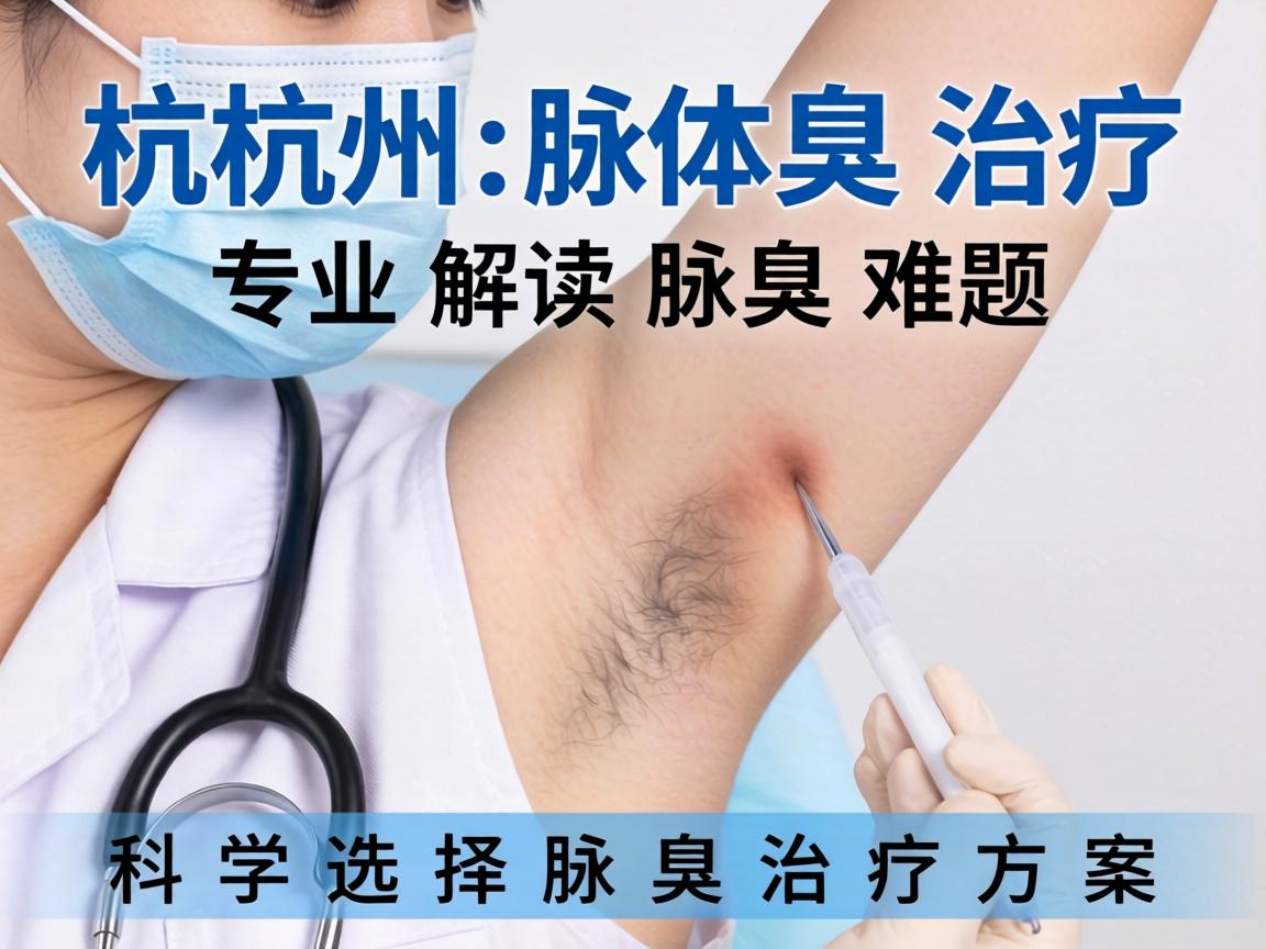 杭州腋臭治疗，专业解读腋臭难题，科学选择腋臭治疗方案