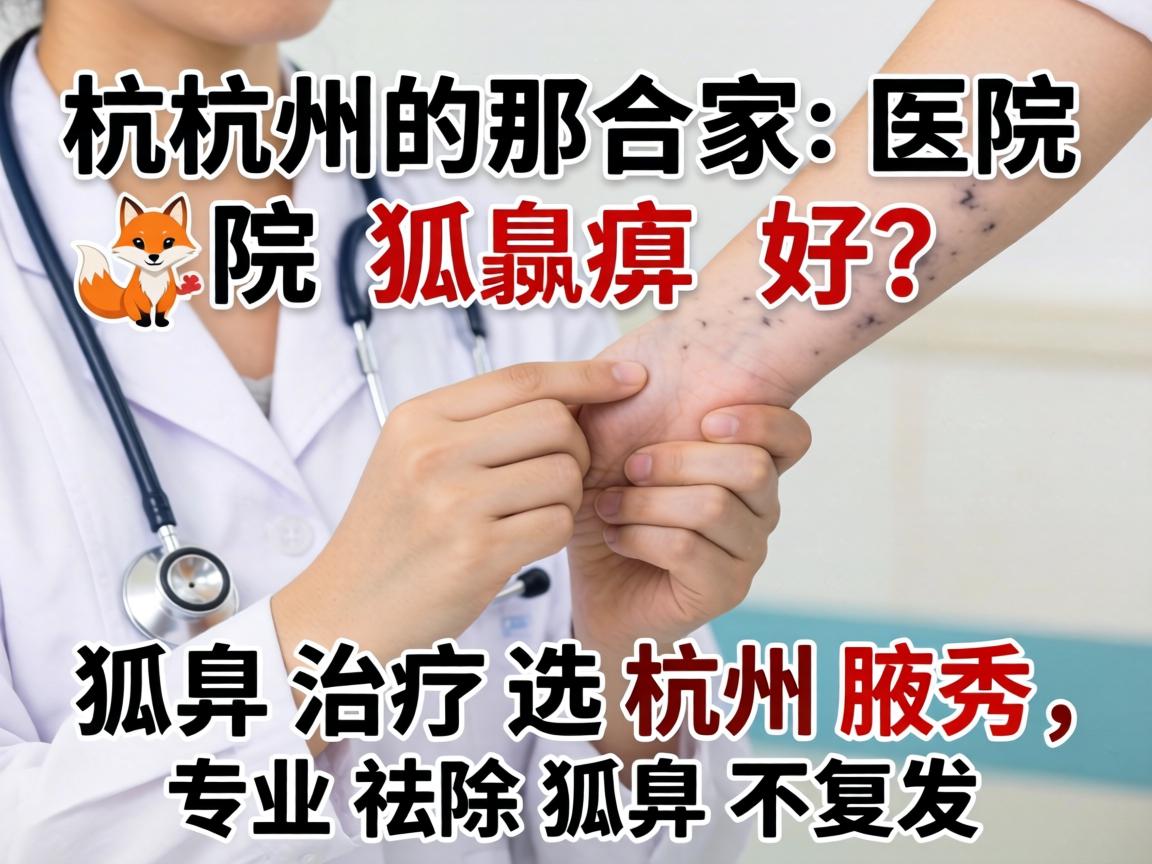 杭州那家医院狐臭好？狐臭治疗选杭州腋秀，专业祛除狐臭不复发