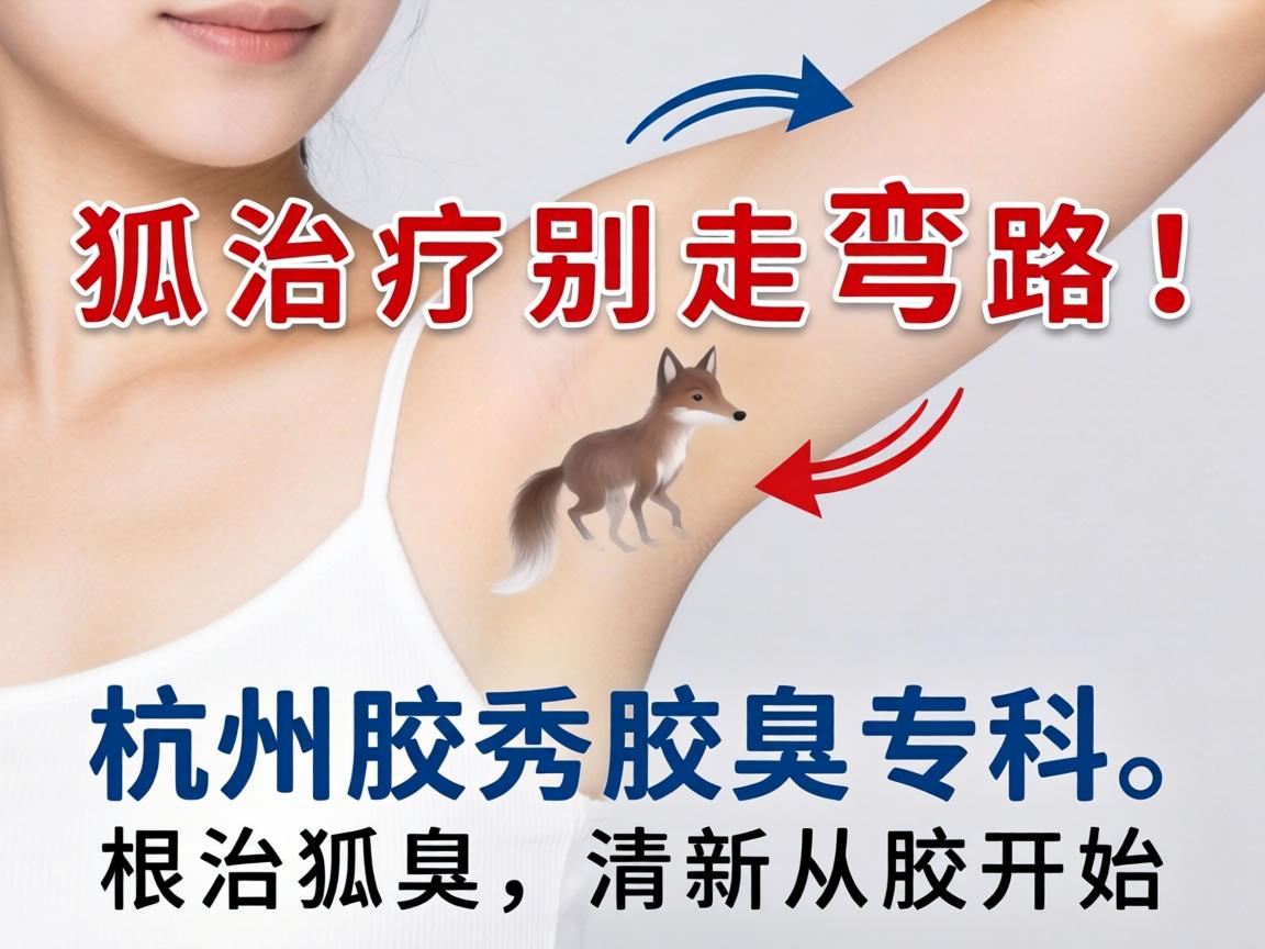 狐臭治疗别走弯路！杭州腋秀腋臭专科，根治狐臭，清新从腋开始