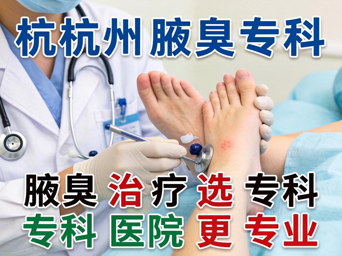 杭州腋臭专科，腋臭治疗选专科，专科医院更专业