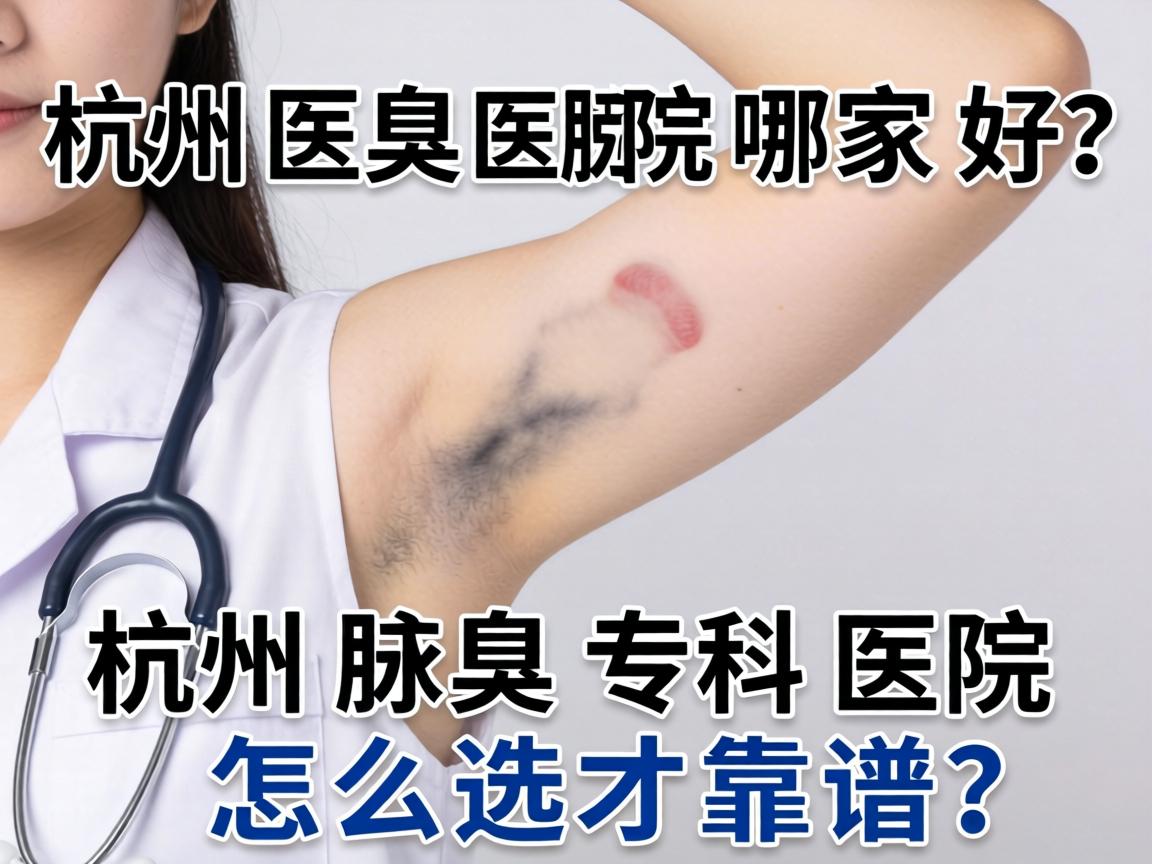 杭州腋臭医院哪家好？杭州腋臭专科医院怎么选才靠谱？