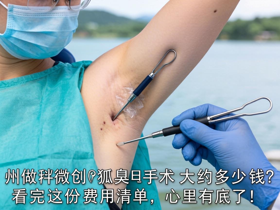 在湖州做微创狐臭手术大约多少钱？看完这份费用清单，心里有底了！