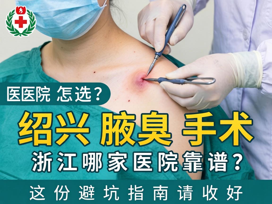 绍兴腋臭手术医院怎么选？绍兴腋臭手术浙江哪家医院靠谱？这份避坑指南请收好