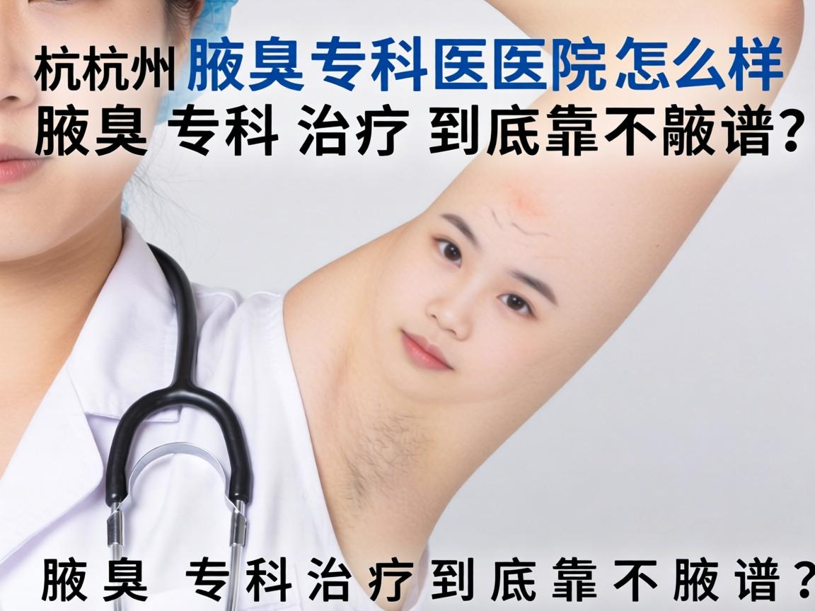 杭州腋臭专科医院怎么样？腋臭专科治疗到底靠不靠谱？