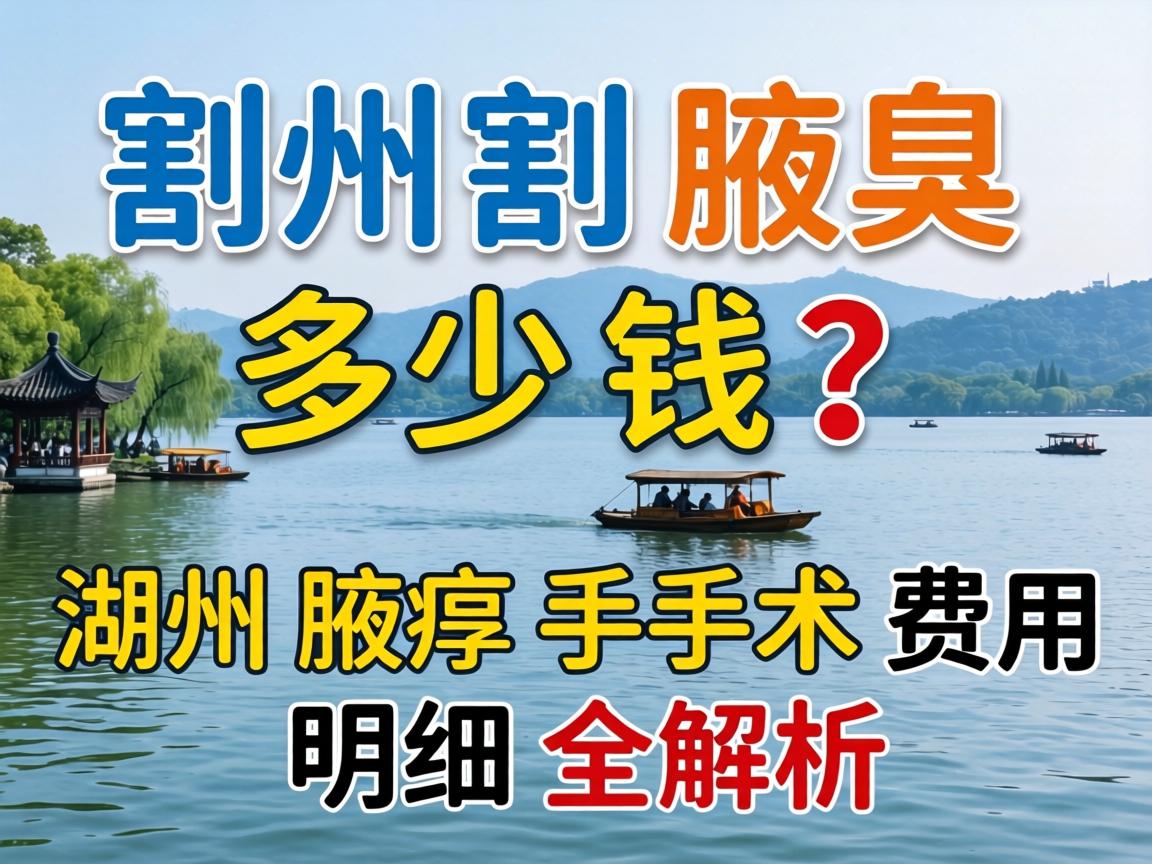 湖州割腋臭多少钱？湖州腋臭手术费用明细全解析