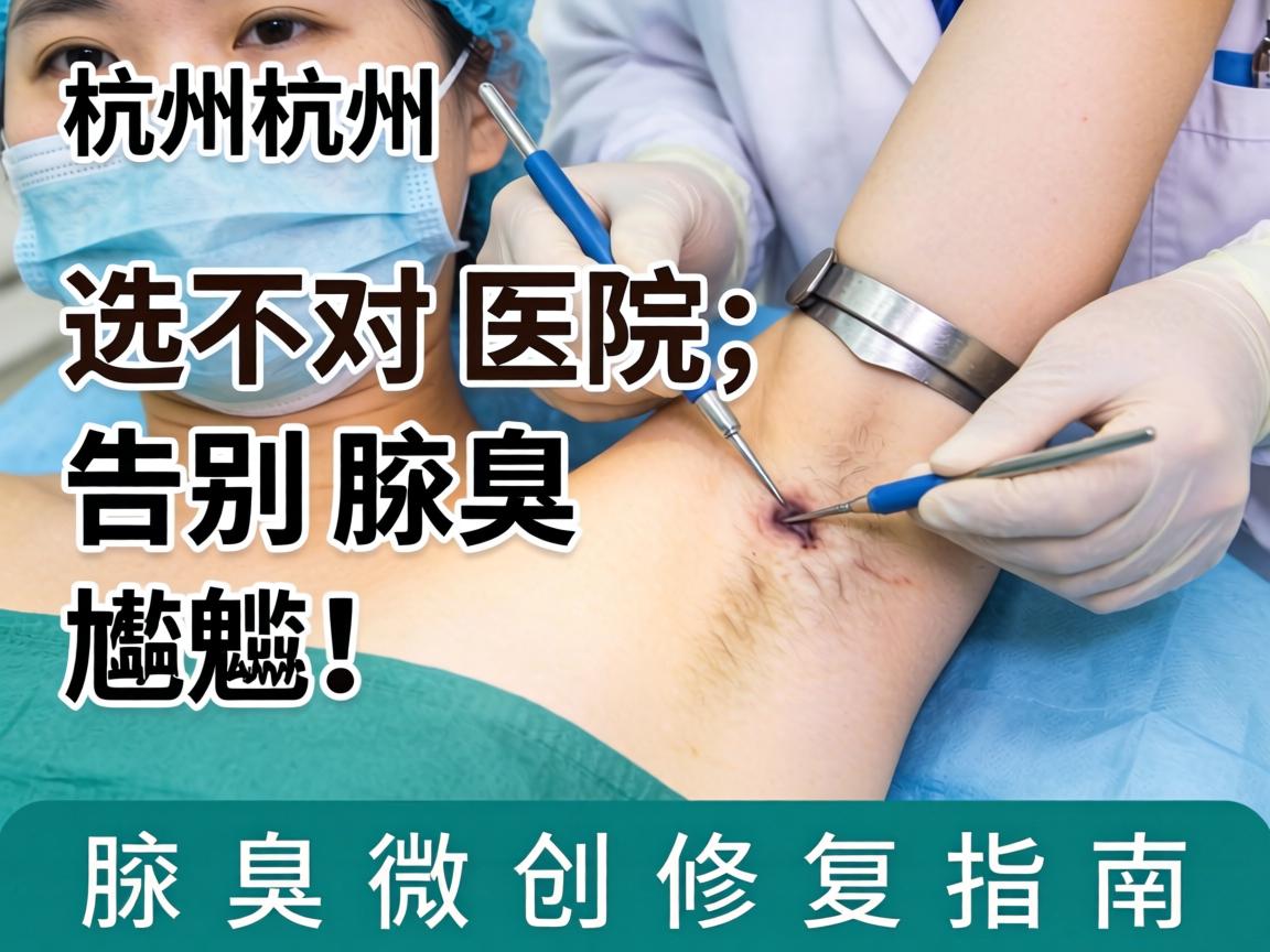 杭州腋臭微创手术，选对医院，告别腋臭尴尬！腋臭微创修复指南