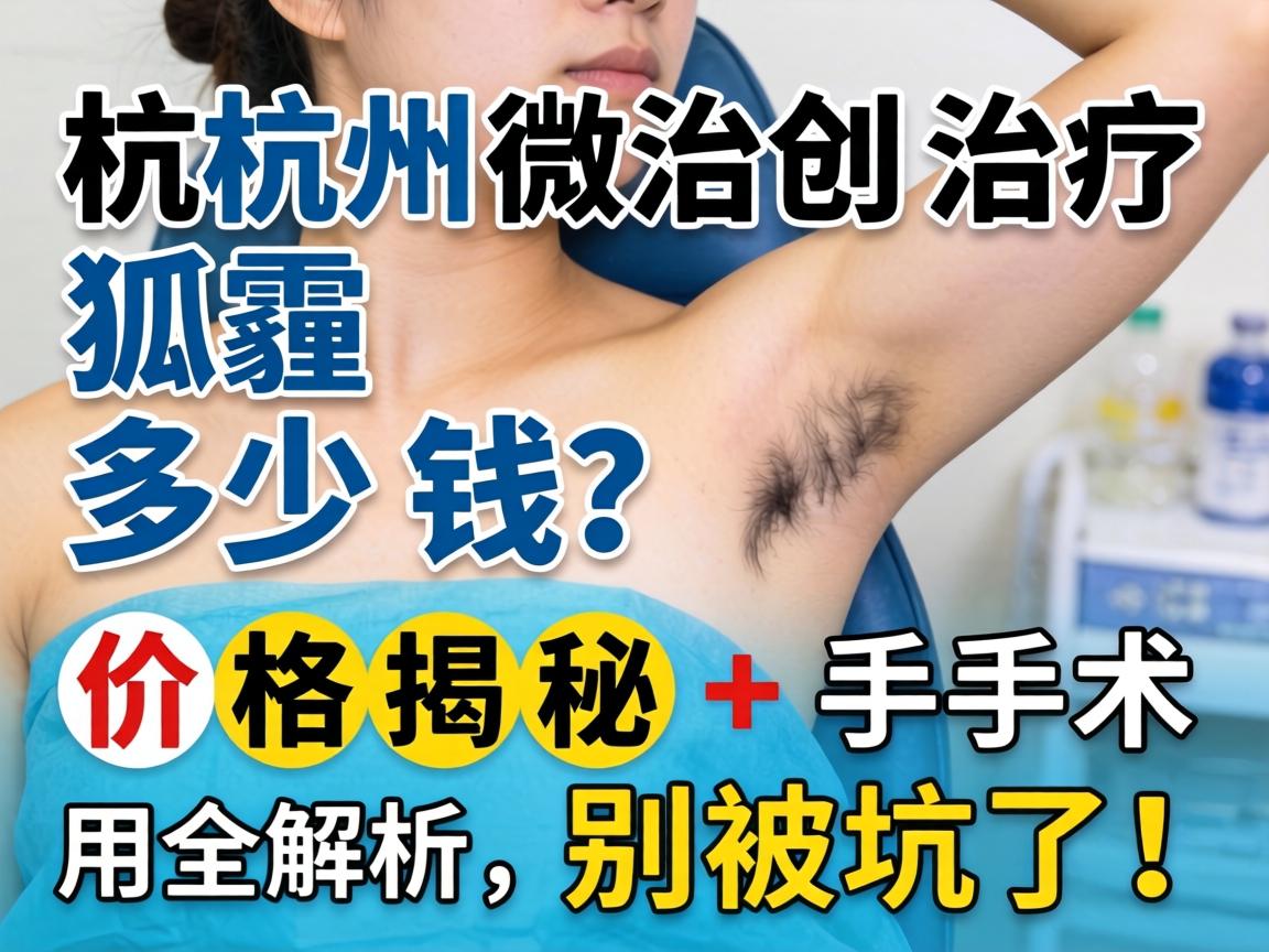 杭州微创治疗狐臭多少钱？价格揭秘+手术费用全解析，别被坑了！