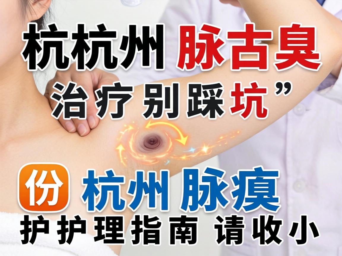 杭州腋臭治疗别踩坑，这份杭州腋臭护理指南请收好