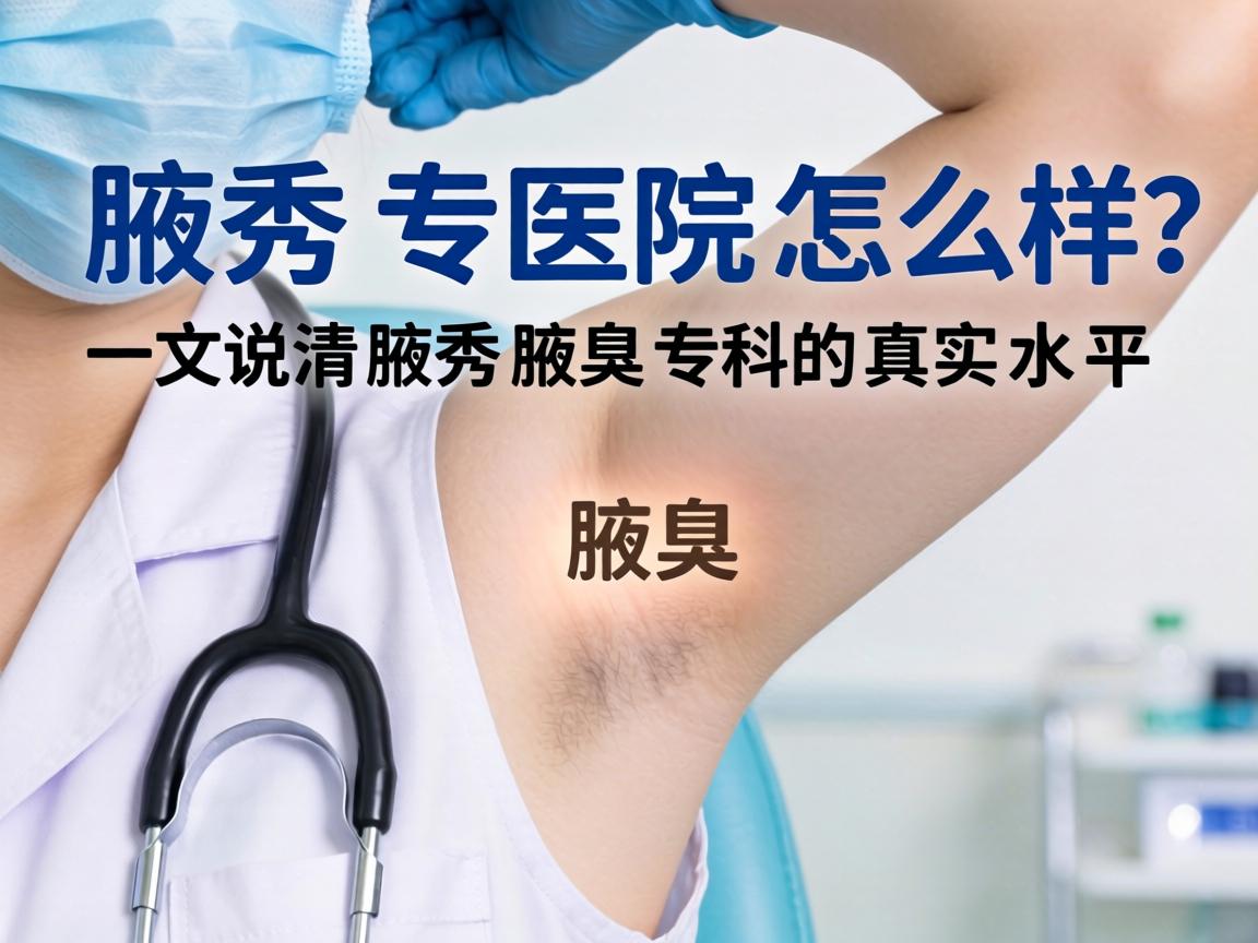 腋秀腋臭专科医院怎么样？一文说清腋秀腋臭专科的真实水平