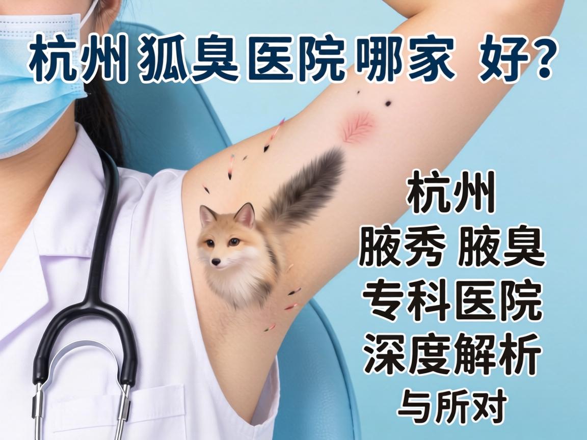 杭州狐臭医院哪家好？杭州腋秀腋臭专科医院深度解析与对比