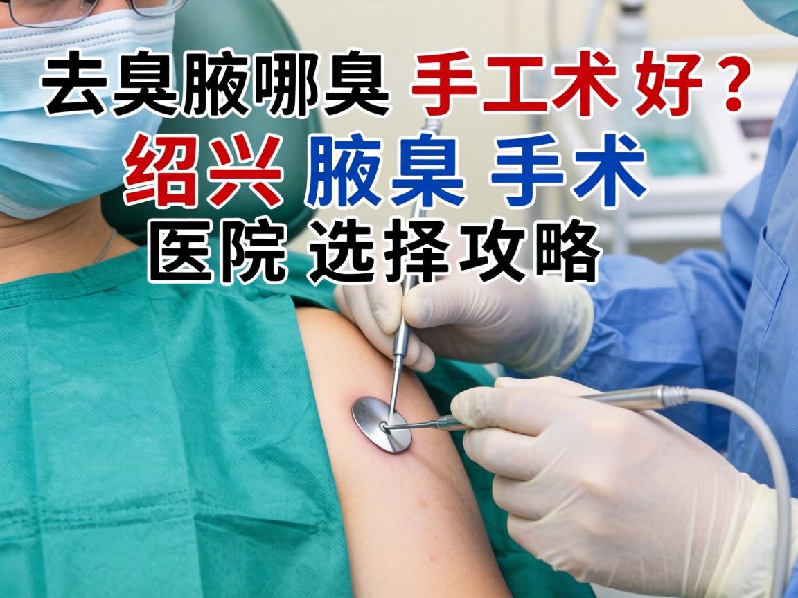 去腋臭手术去哪家医院好？绍兴腋臭手术医院选择攻略