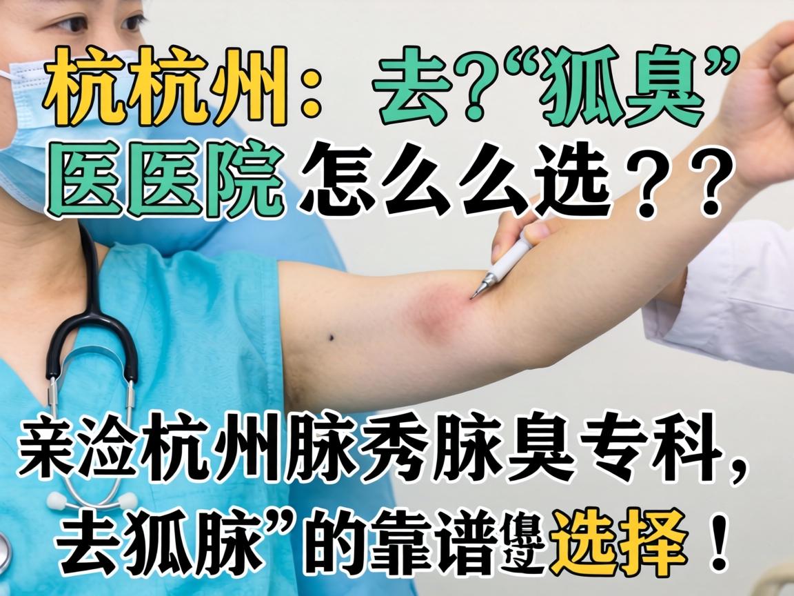 杭州去狐臭医院怎么选？亲测杭州腋秀腋臭专科，去狐臭的靠谱选择！