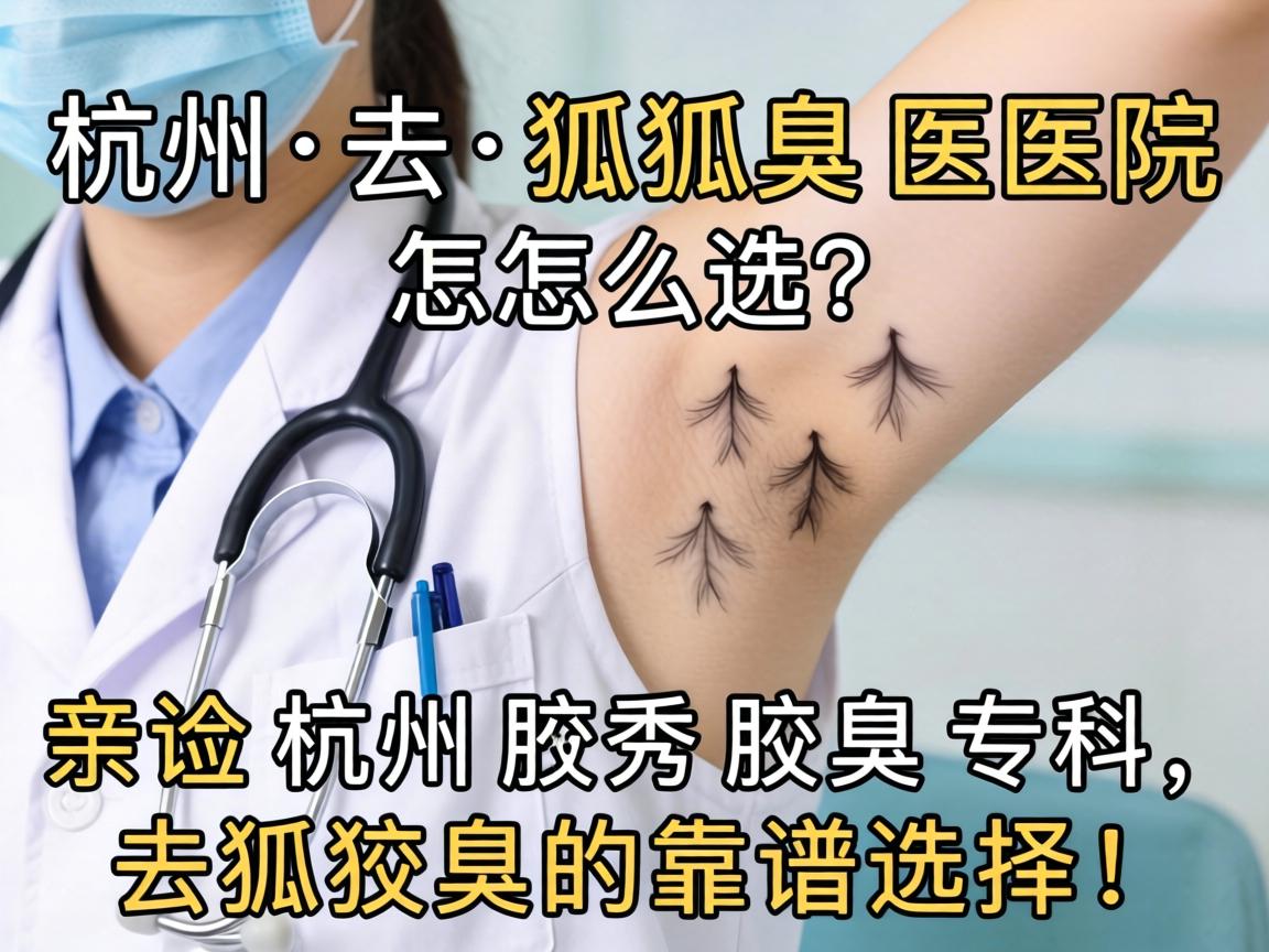 杭州去狐臭医院怎么选？亲测杭州腋秀腋臭专科，去狐臭的靠谱选择！