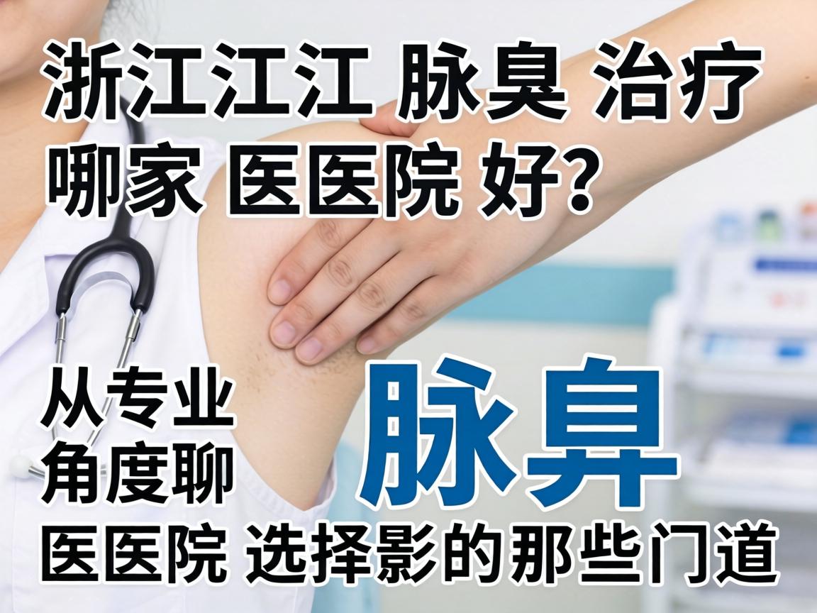 浙江腋臭治疗哪家医院好？从专业角度聊聊腋臭医院选择的那些门道