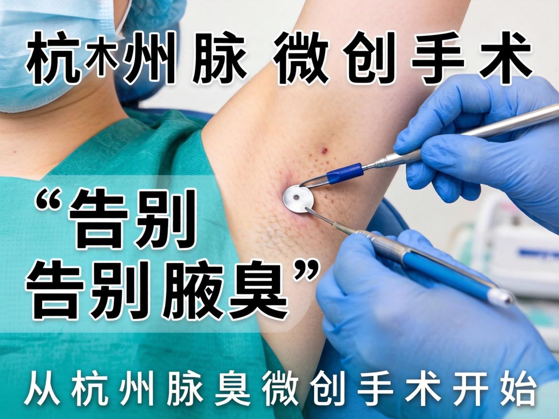 杭州腋臭微创手术，告别腋臭，从杭州腋臭微创手术开始