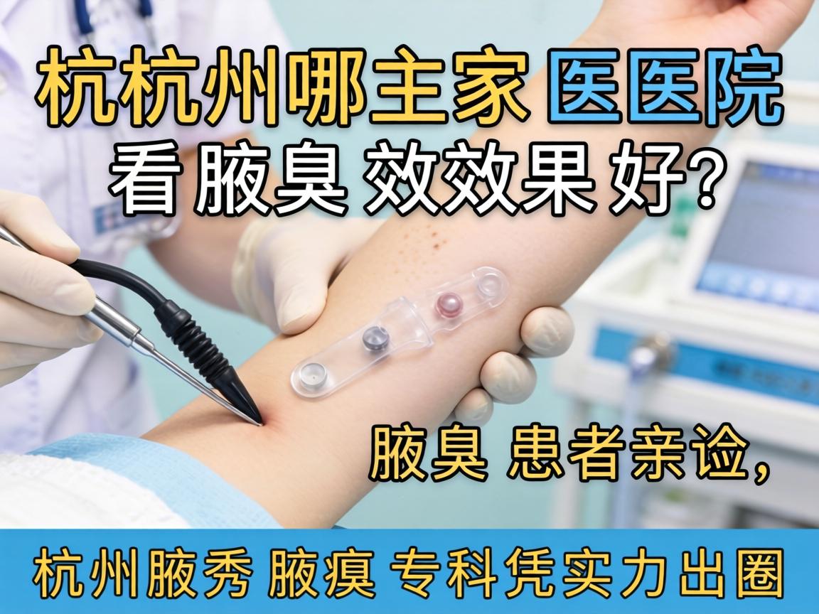杭州哪家医院看腋臭效果好?腋臭患者亲测,杭州腋秀腋臭专科凭实力出圈 杭州哪家医院看腋臭效果好?腋臭患者亲测,杭州腋秀腋臭专科凭实力出圈
