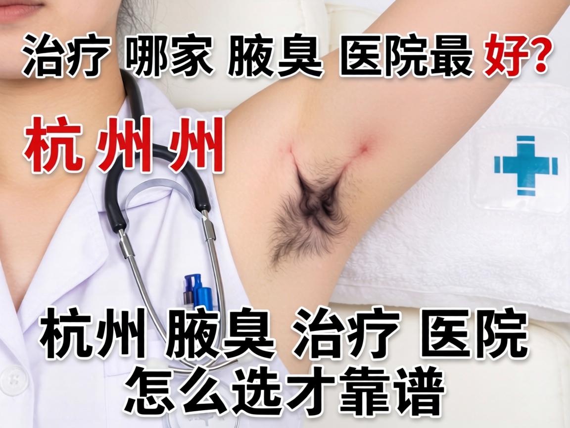治疗腋臭杭州哪家医院最好？杭州腋臭治疗医院怎么选才靠谱？