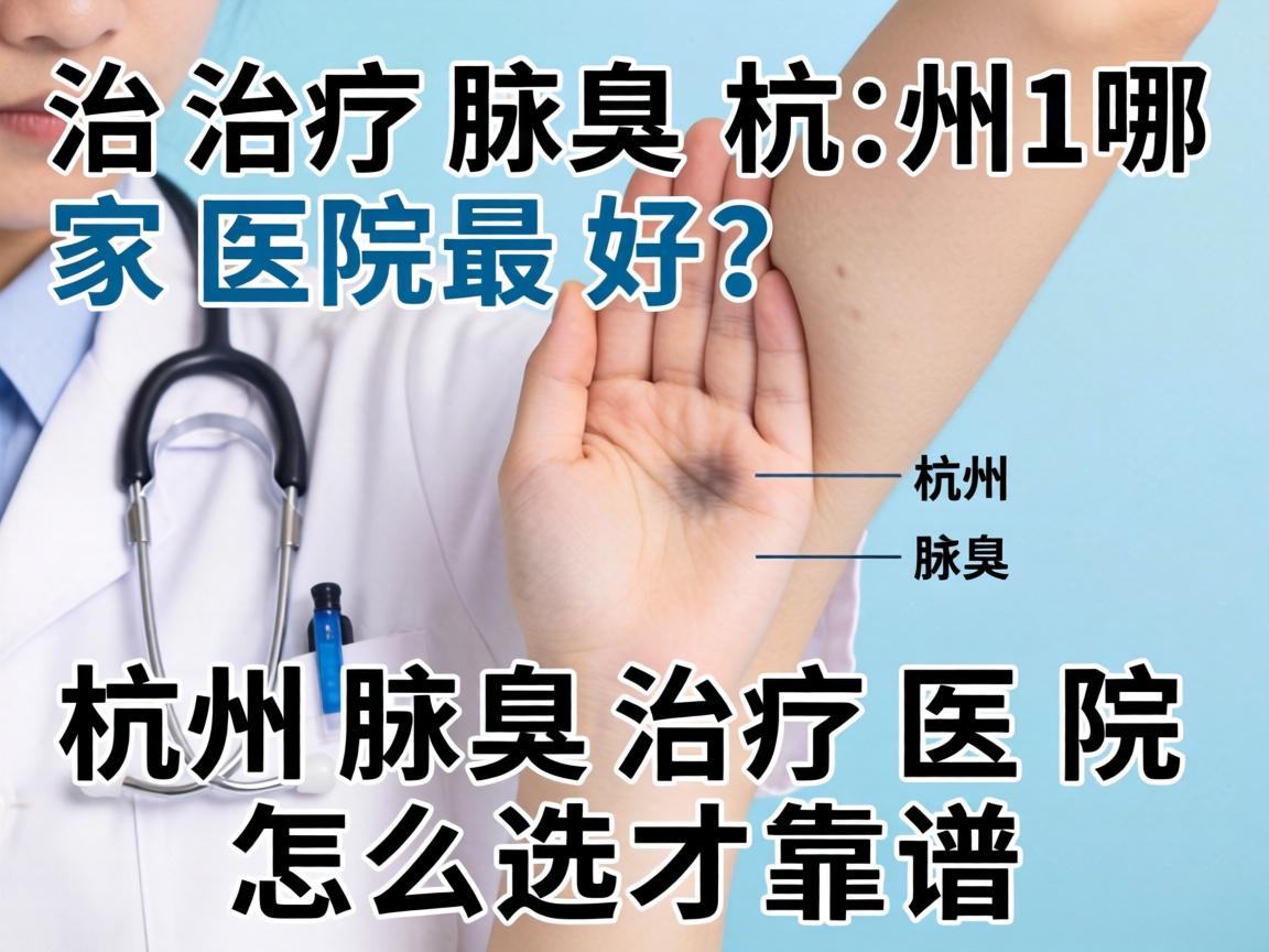 治疗腋臭杭州哪家医院最好？杭州腋臭治疗医院怎么选才靠谱？