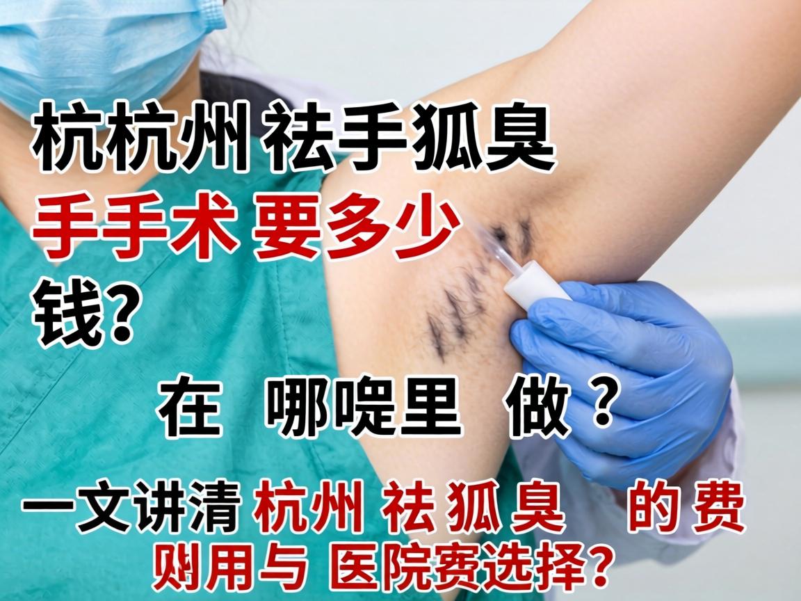 杭州祛狐臭手术要多少钱?在哪里做?一文讲清杭州祛狐臭的费用与医院选择 杭州祛狐臭手术要多少钱?在哪里做?一文讲清杭州祛狐臭的费用与医院选择