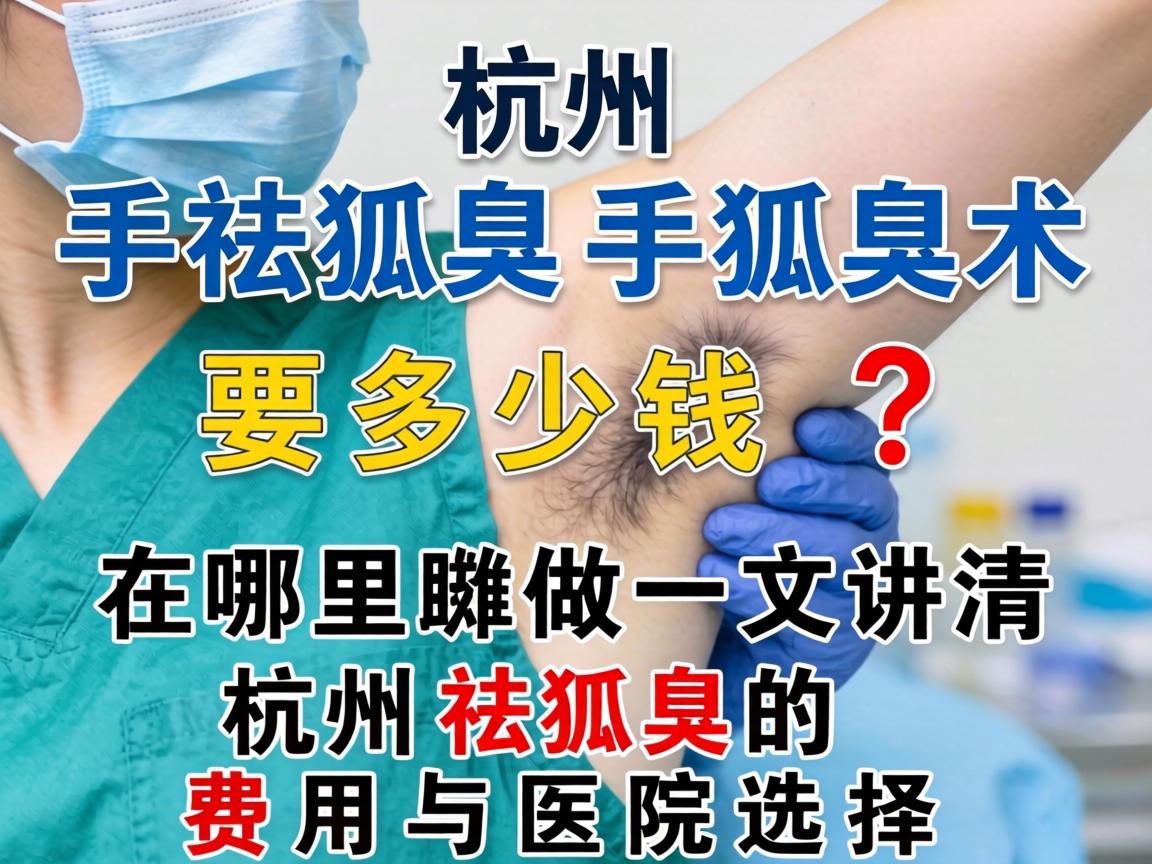 杭州祛狐臭手术要多少钱?在哪里做?一文讲清杭州祛狐臭的费用与医院选择 杭州祛狐臭手术要多少钱?在哪里做?一文讲清杭州祛狐臭的费用与医院选择