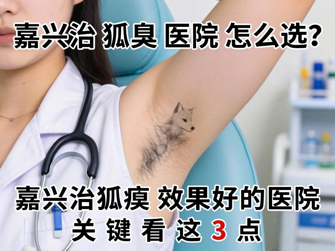嘉兴治狐臭医院怎么选？嘉兴治狐臭效果好的医院关键看这3点