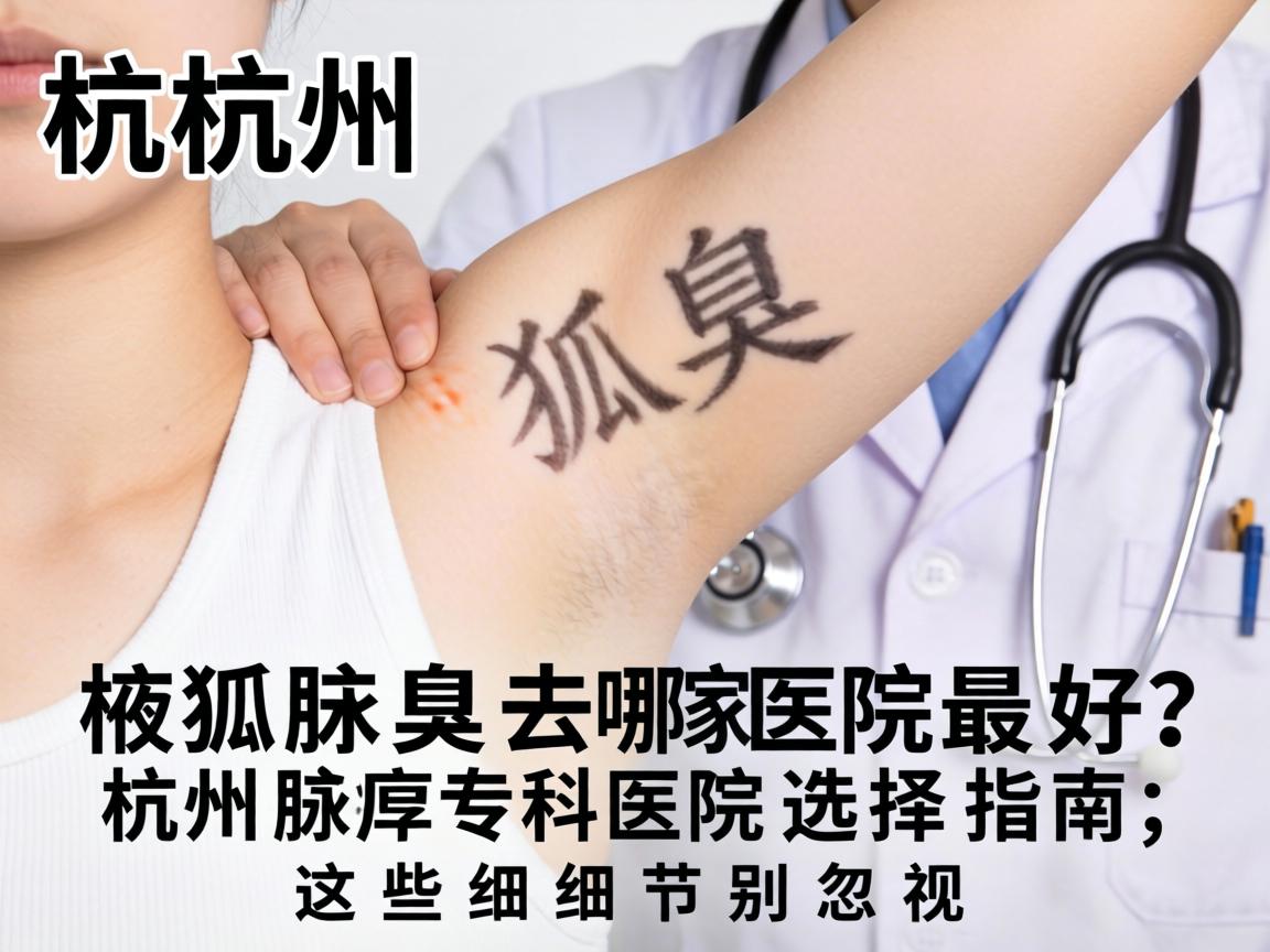 杭州去狐臭哪家医院最好？杭州腋臭专科医院选择指南，这些细节别忽视