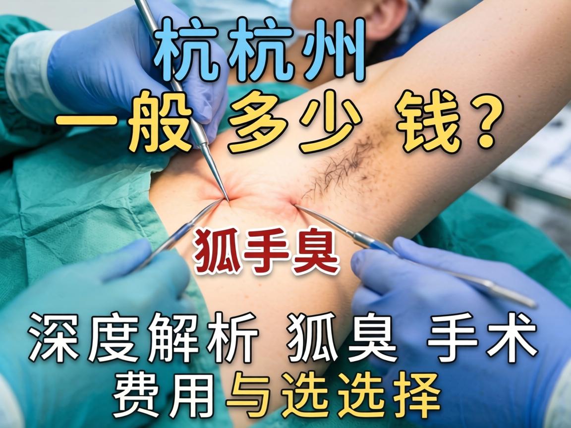 杭州狐臭手术一般多少钱？深度解析狐臭手术费用与选择