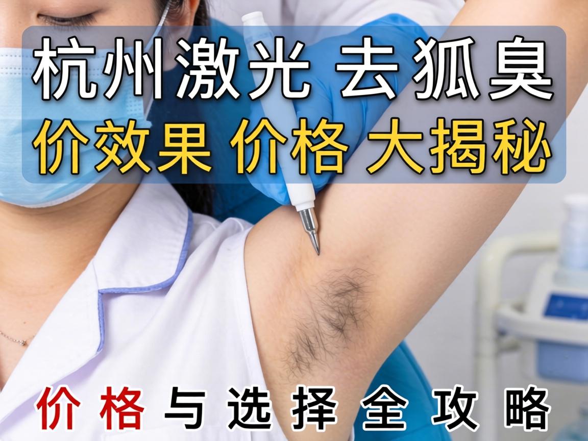 杭州激光去狐臭价格大揭秘，价格与效果，价格与选择全攻略