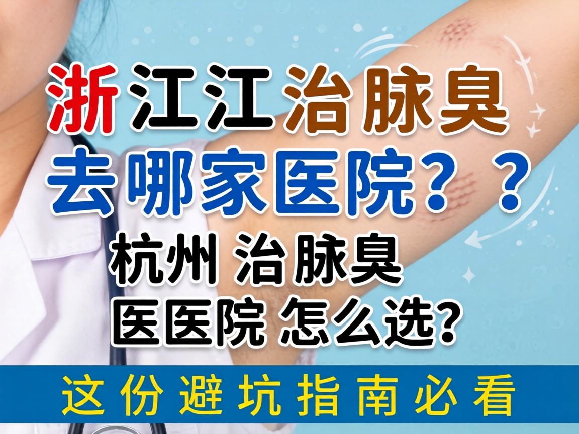 浙江治腋臭去哪家医院？杭州治腋臭医院怎么选？这份避坑指南必看