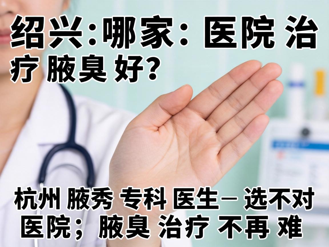 绍兴哪家医院治疗腋臭好？杭州腋秀专科医生，选对医院，腋臭治疗不再难