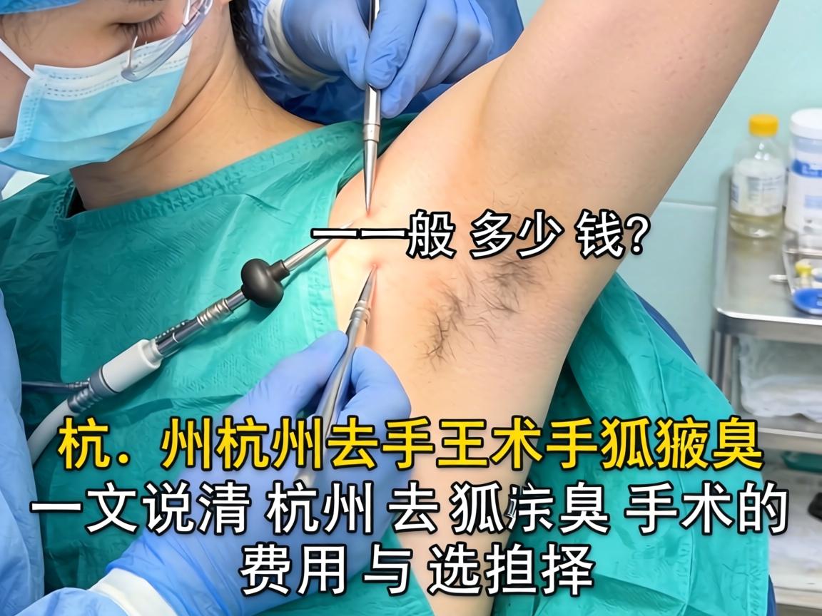 杭州去狐臭手术一般多少钱？一文说清杭州去狐臭手术的费用与选择