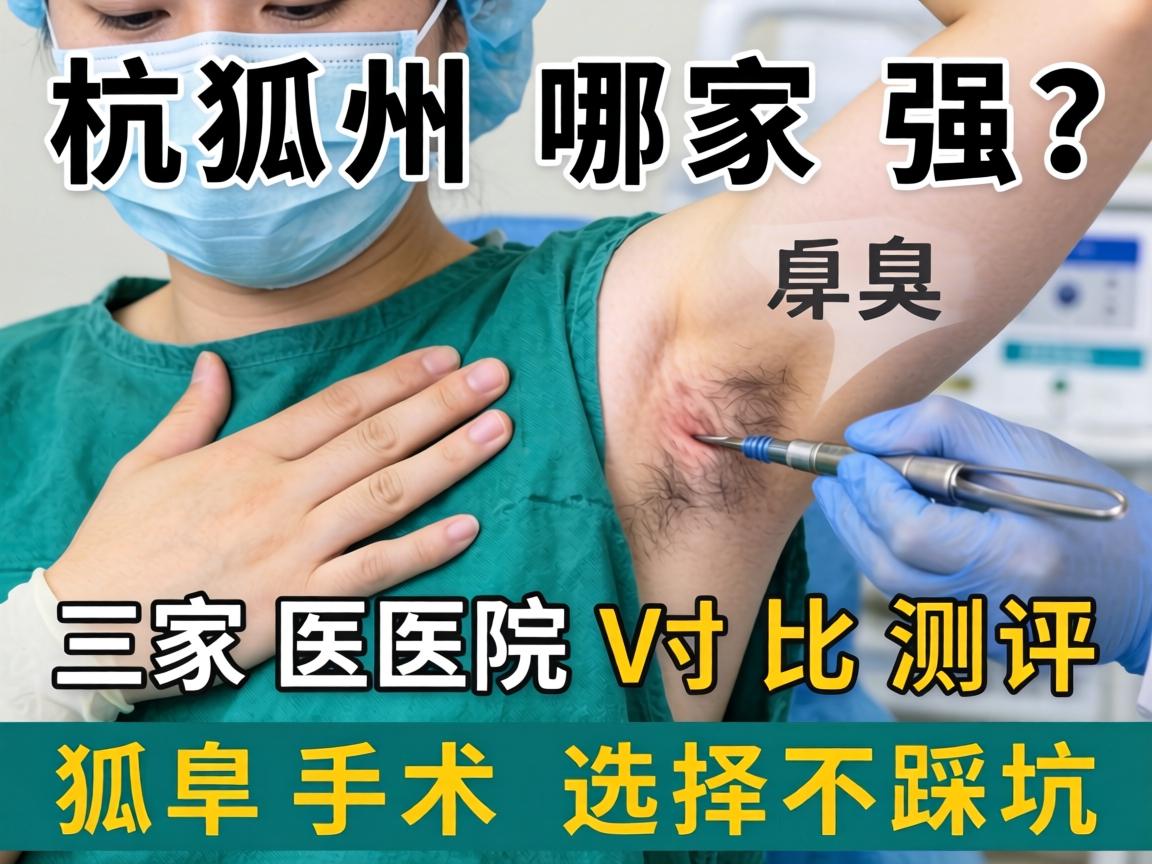 杭州狐臭手术哪家强？三家医院对比测评，狐臭手术选择不踩坑