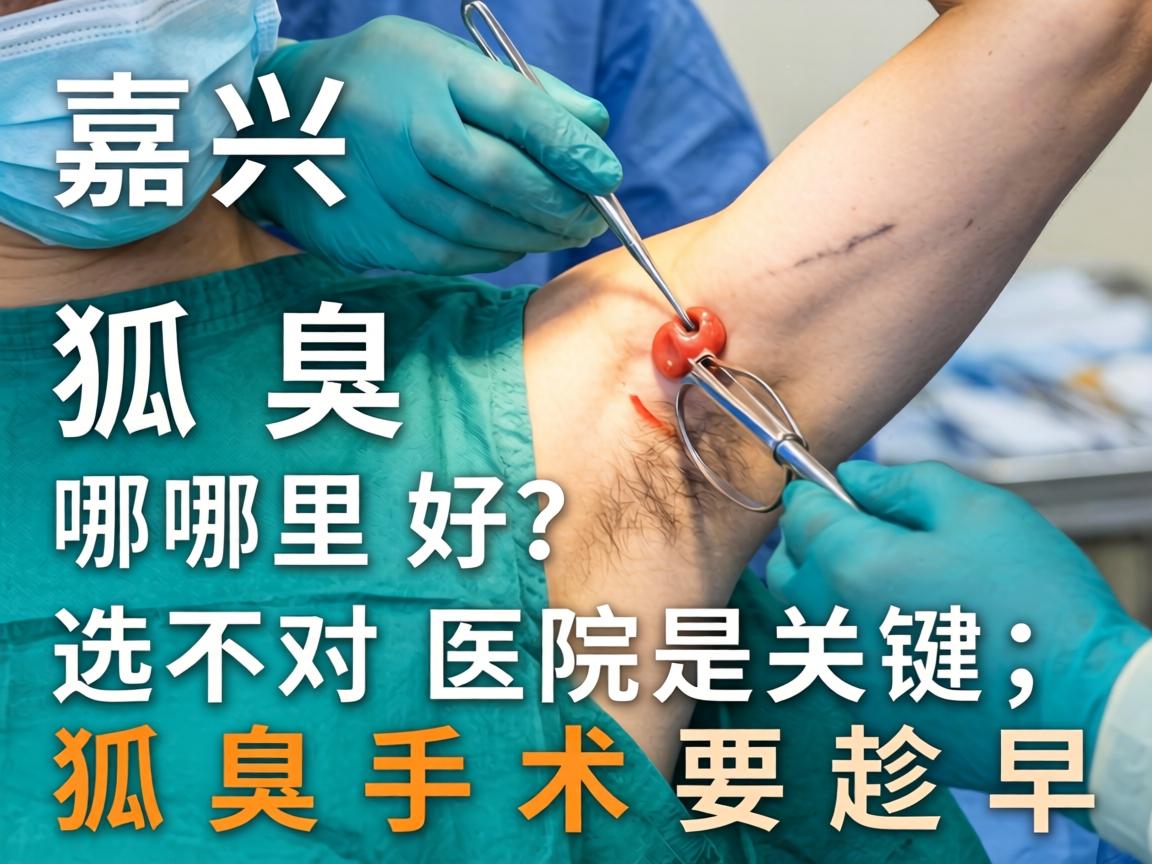 嘉兴狐臭手术哪里好？选对医院是关键，狐臭手术要趁早