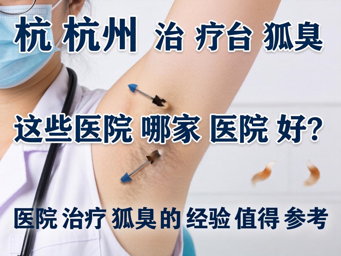 杭州治疗狐臭哪家医院好？这些医院治疗狐臭的经验值得参考