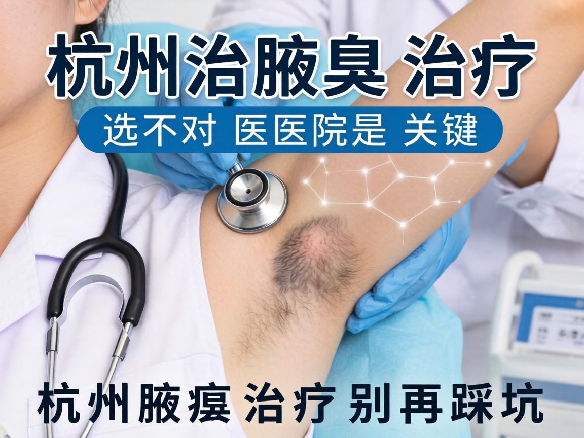 杭州腋臭治疗，选对医院是关键，杭州腋臭治疗别再踩坑