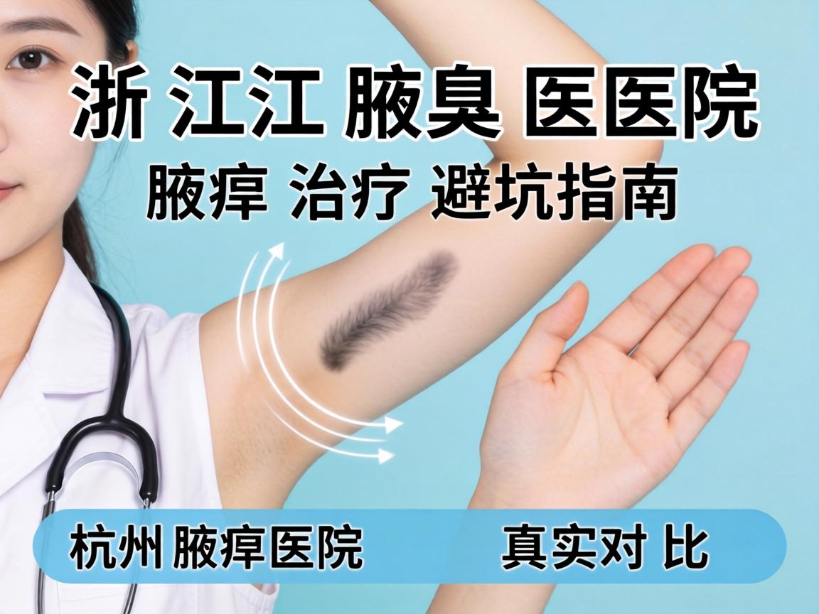 浙江腋臭医院，腋臭治疗避坑指南，杭州腋臭医院真实对比