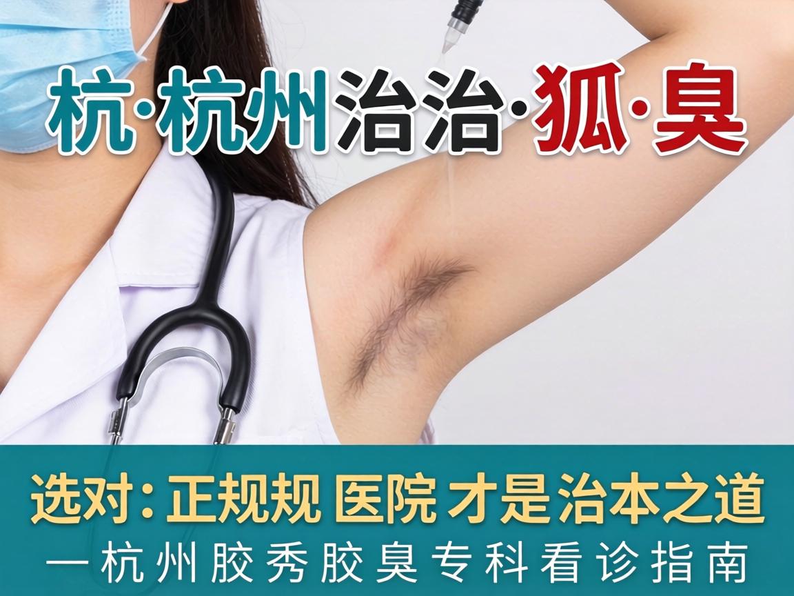 杭州治狐臭，选对正规医院才是治本之道—杭州腋秀腋臭专科看诊指南