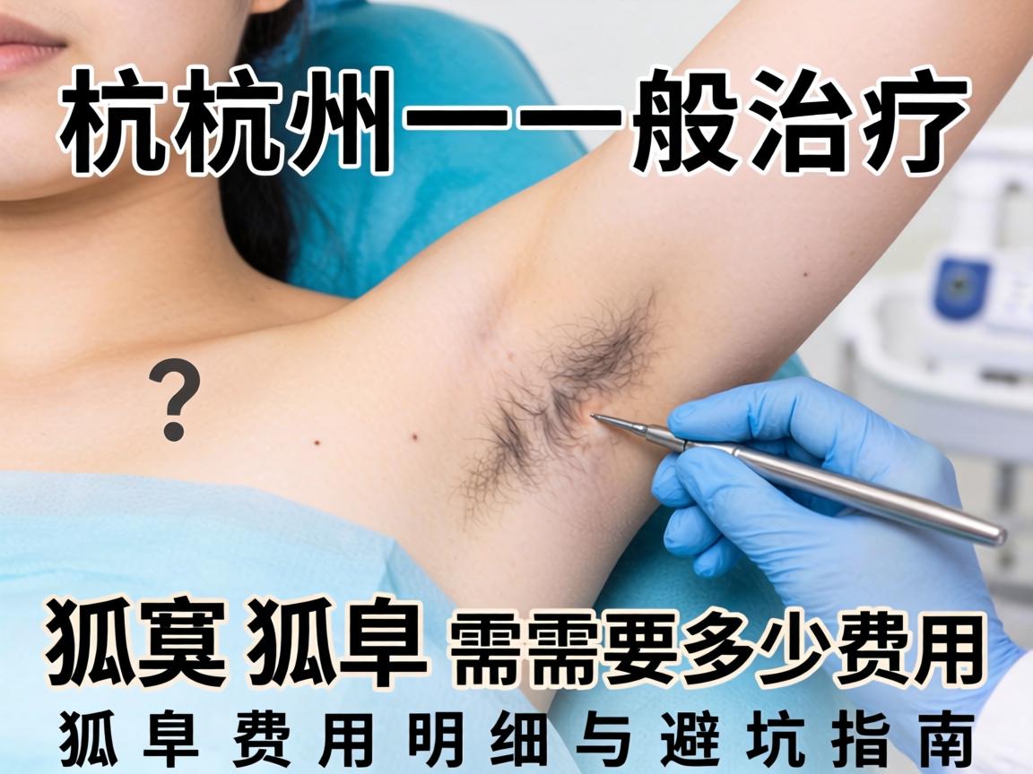 杭州一般治疗狐臭需要多少费用？狐臭费用明细与避坑指南