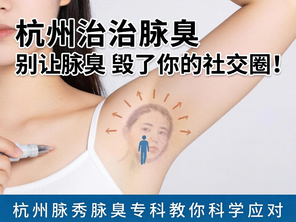 杭州治腋臭，别让腋臭毁了你的社交圈！杭州腋秀腋臭专科教你科学应对