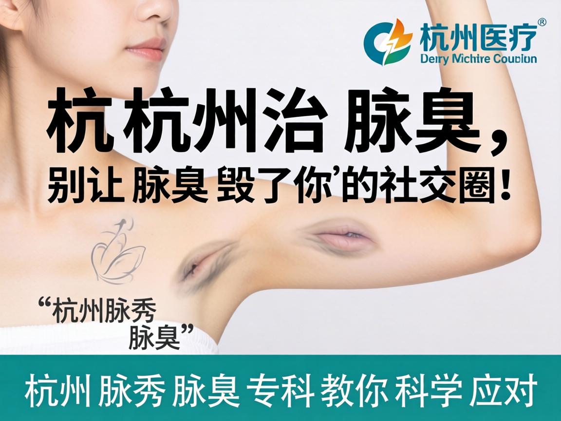 杭州治腋臭，别让腋臭毁了你的社交圈！杭州腋秀腋臭专科教你科学应对